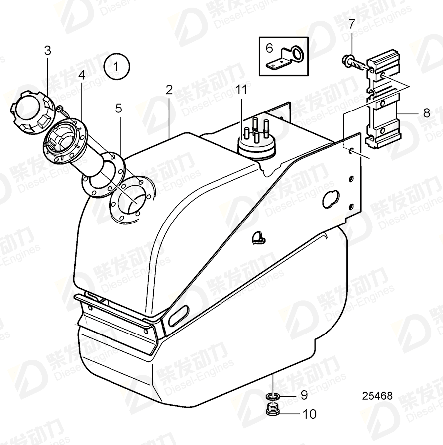 volvo penta Plug 21073027 Drawing volvo penta Plug 21073027 Drawing